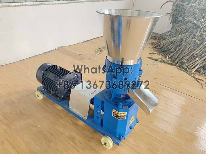 Electric motor-wood pellet mill machine